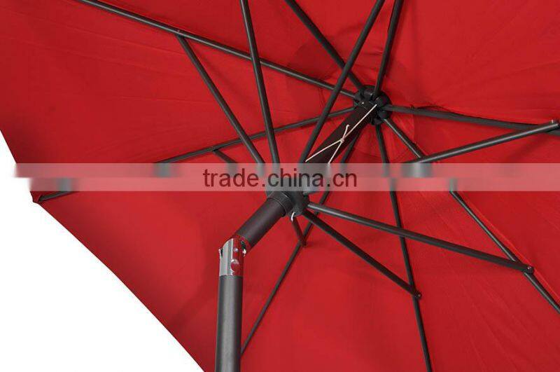 10ft outdoor garden aluminum patio market umbrella 3m