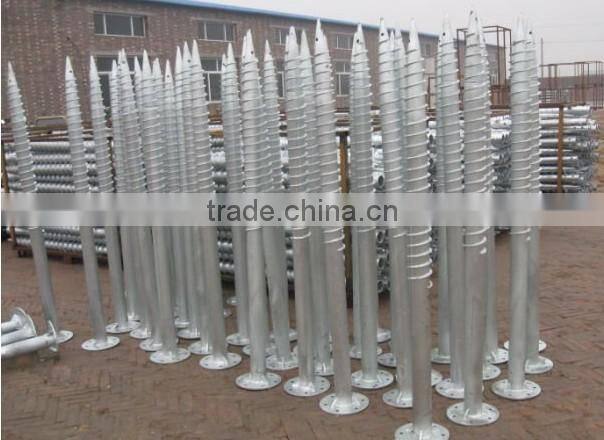 metal ground spike pile