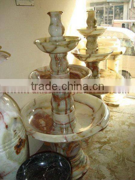 DECORATIVE ONYX FOUNTAINS
