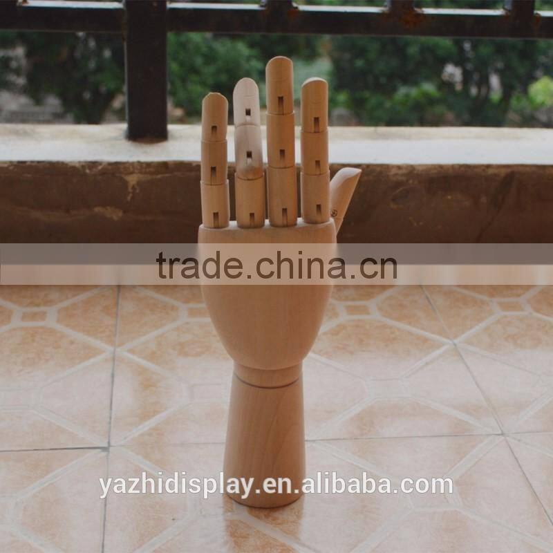 Jewelry display wooden mannequin hand Ffor art project