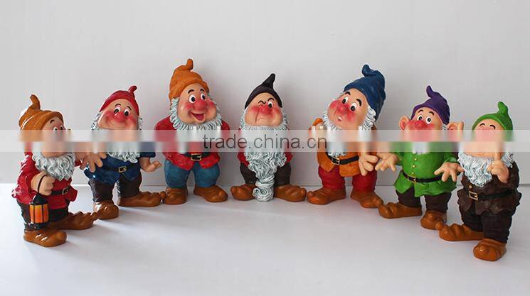 Custom Polyresin Thumbelina Cartoon Character Crafts Resin Garden Sister Garden Gnomes Statue Decoration