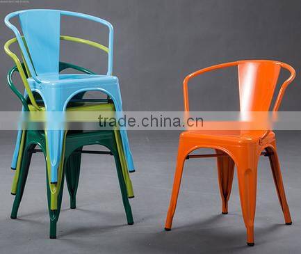 Vintage iron dining chair with home & garden