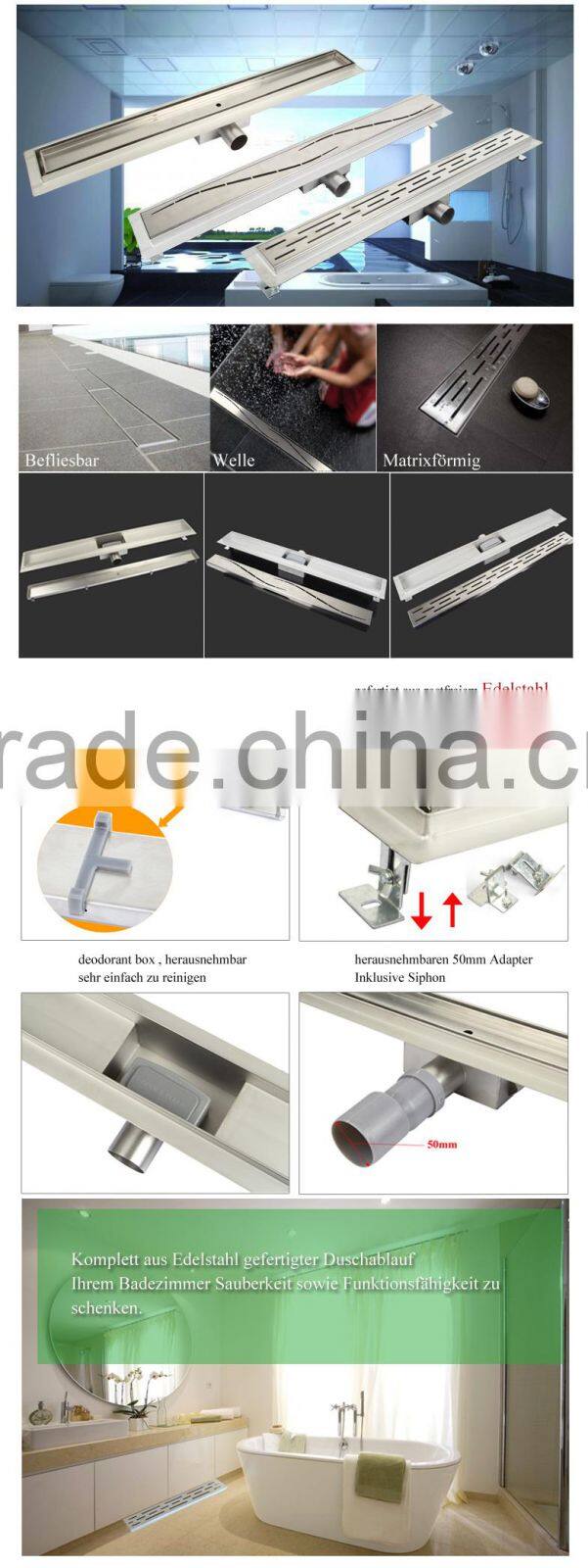 Stainless steel brass floor drain / garage floor drain grate