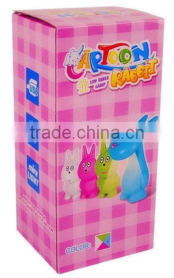Supply fashion Rabbit cartoon 16LED folding table lamp