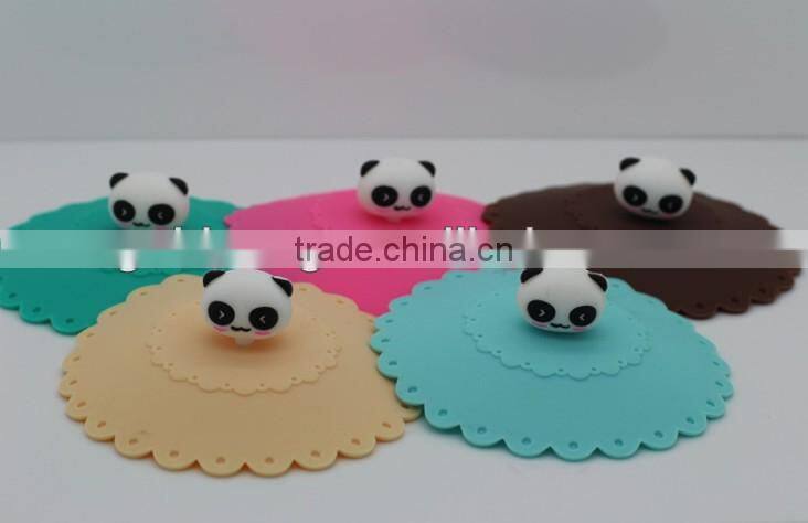 2014 wholesale cute popular silicone cup lid silicone cup cover