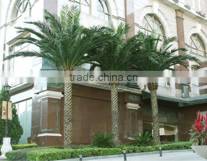 Home garden edging decorative 5ft to 16ft Height outdoor artificial green plastic palm trees EDS06 0825