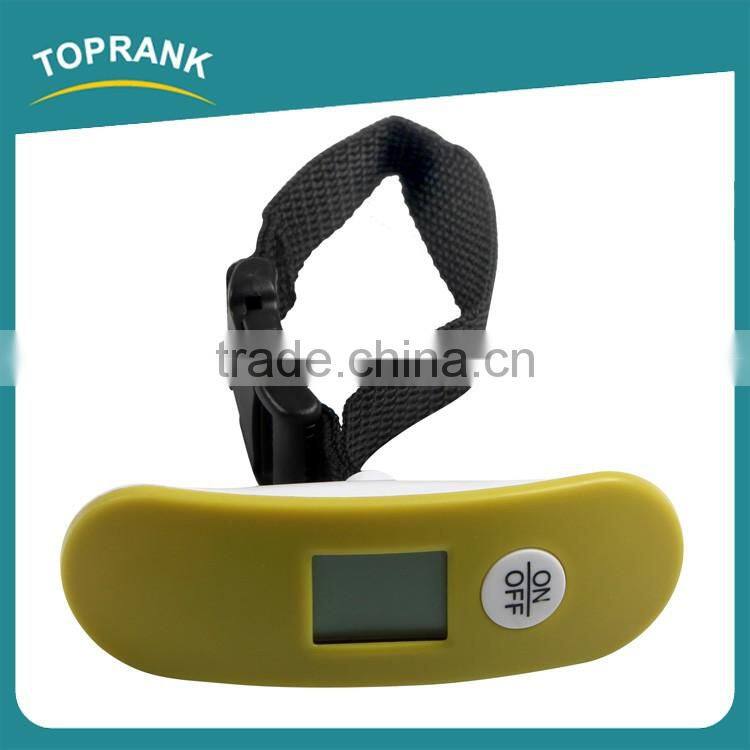 Travel Accessory Colorful LCD Display Digital Luggage Scale Travel Portable Handheld Luggage Weighing Scale
