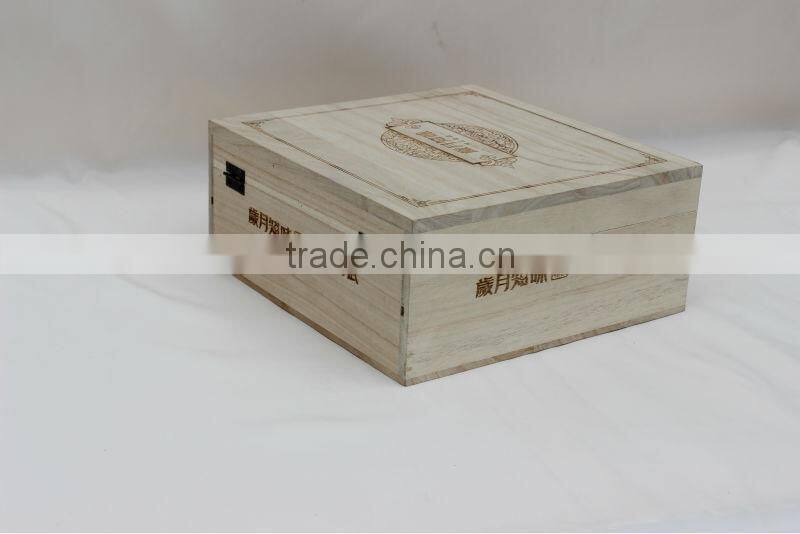 2015 new design customized luxury wooden tea box made in china