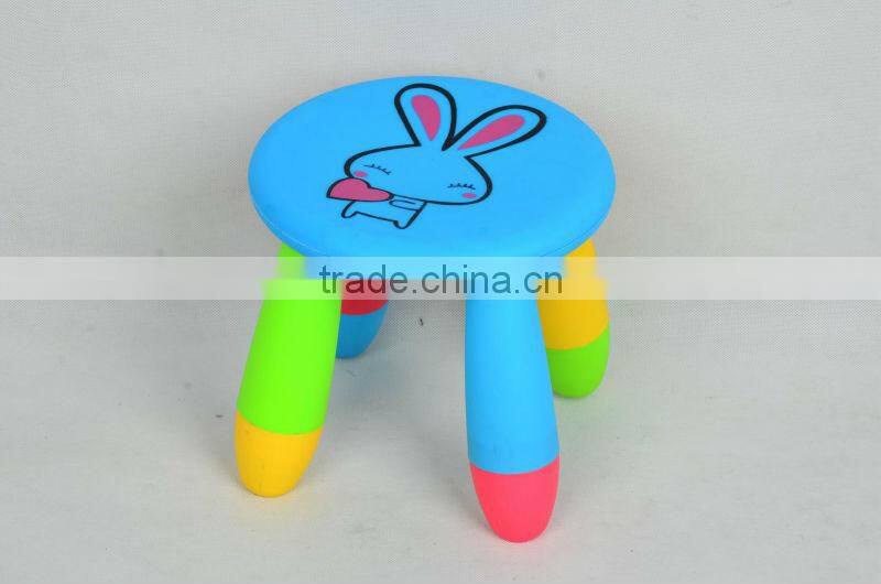 colorful Large size for durable baby/kids plastic step stool/children plastic stool