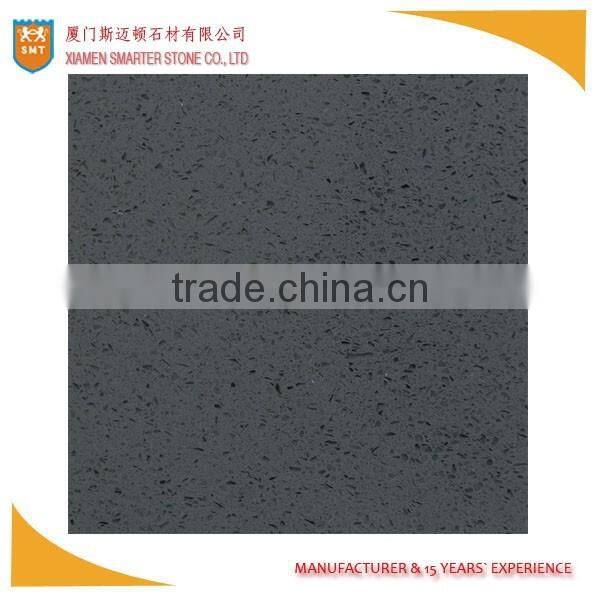 Grey Artificial Quartz Stone Tiles and Countertop