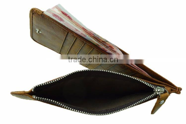 Tianhooo Long Wallet Slim Genuine Leather Credit Card Holder with RFID Blocking