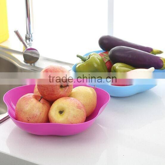 wholesale colorful plastic fruit tray fruit bowl snack tray nut bowl candy tray