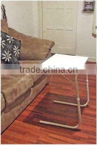 Portable, Multi Purpose, Foldable TV Dinner Table with 6 Height Adjustment & 3 Different Angles