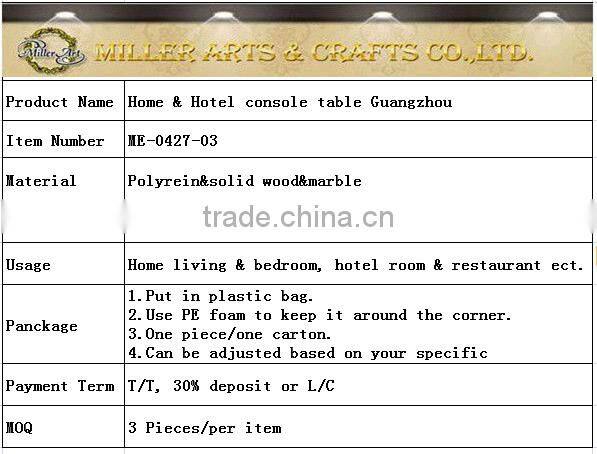Top sale Barroco Style Hotel console table ME-0427-03