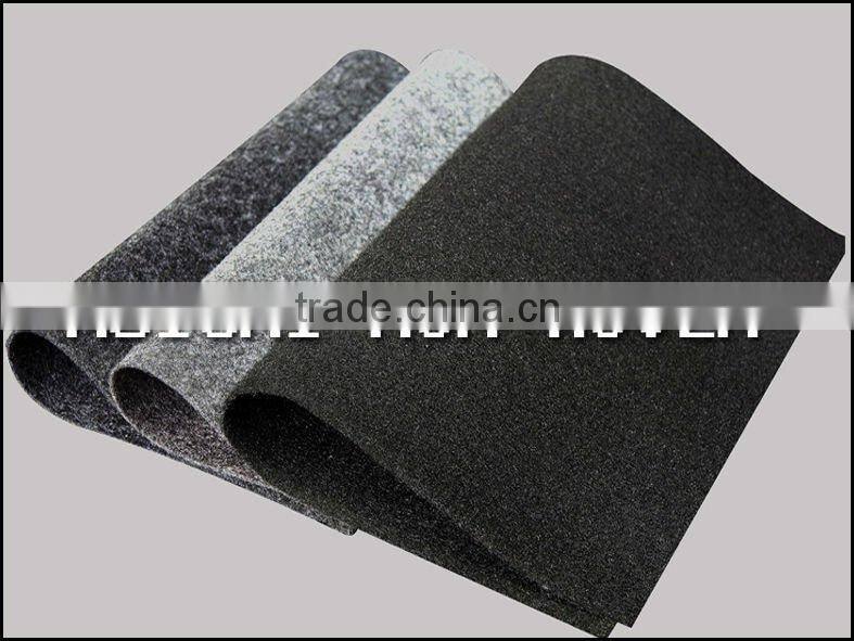 dark gray dyed polyester non-woven fabric for sound box