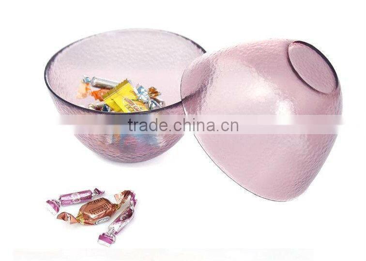 Round color Glass bowl