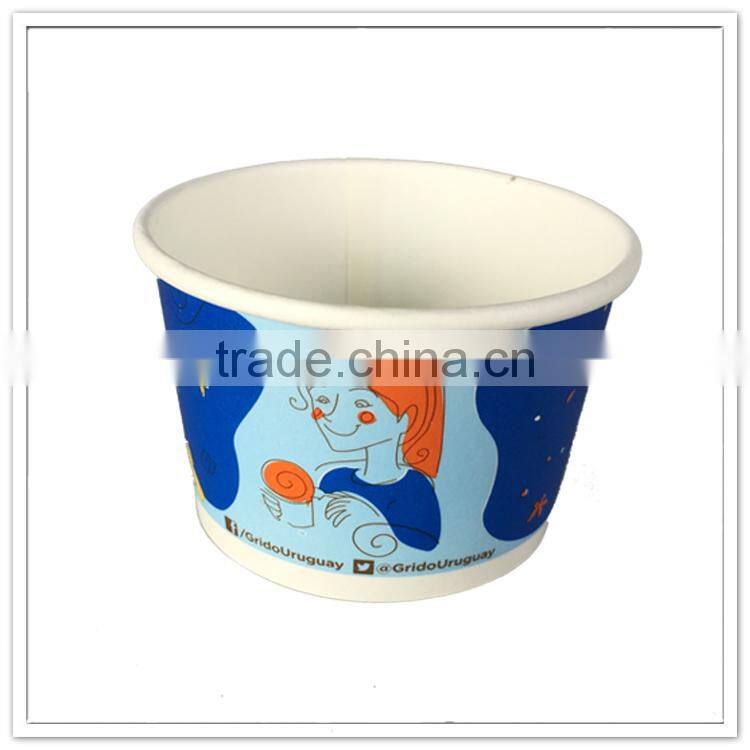 Wholesale custom design disposable 4oz ice cream paper cup