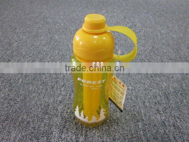 600ml PC sports water bottle with Ice sticker