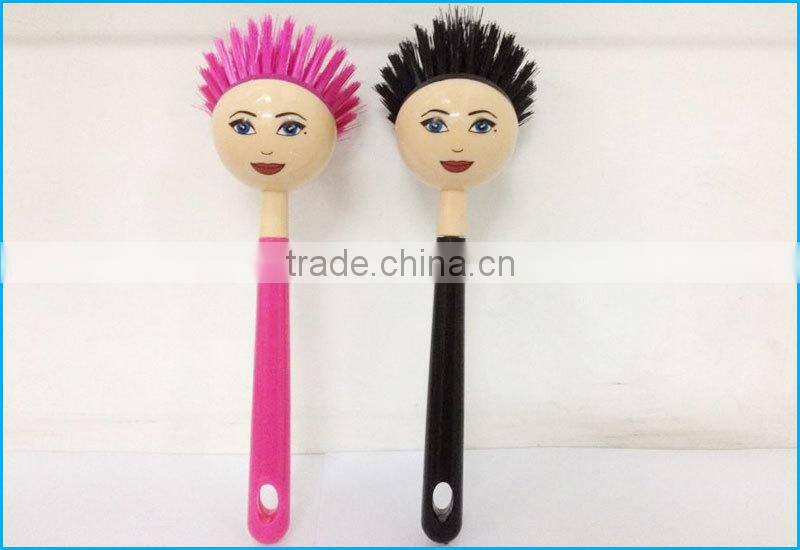 Plastic cartoon dish brush pot brush kitchen brush