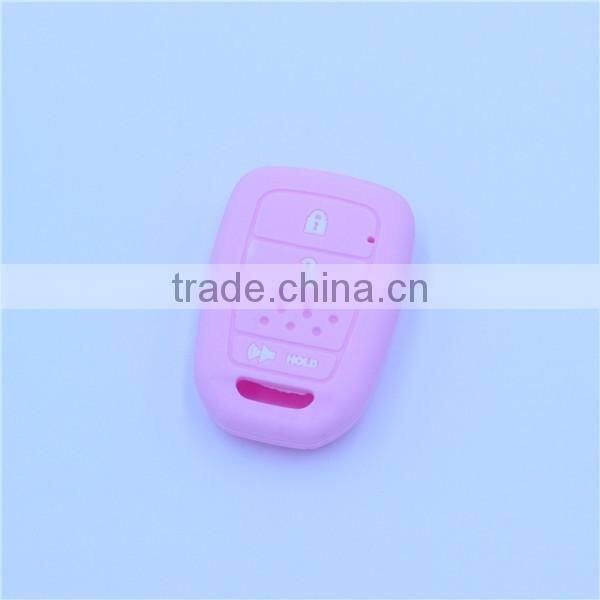 4 buttons silicone car key covers for honda