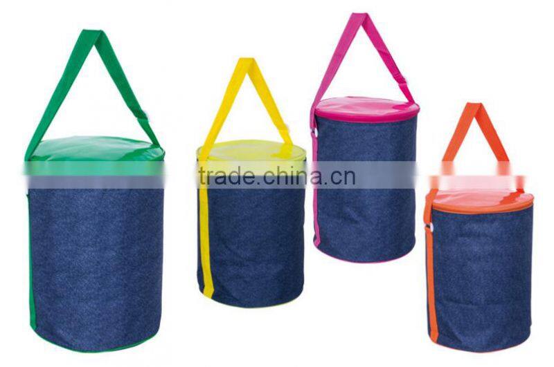 Round Shaped Ice Cooler Bag for promotion