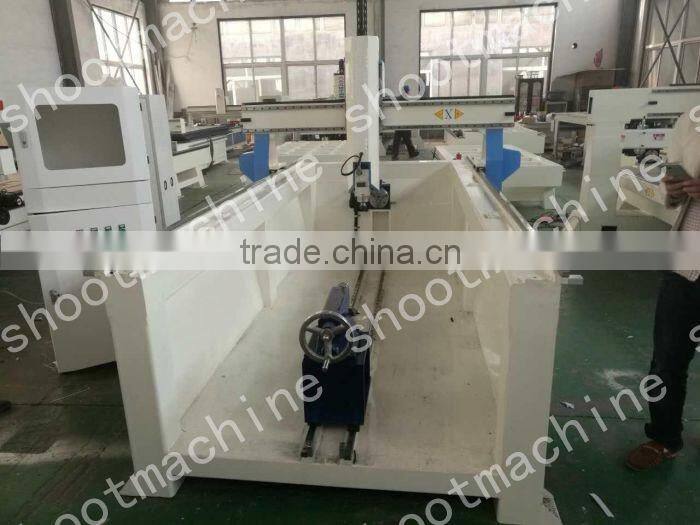 CNC Router Machine SHFDP1335 with Working table 1300x2000x800mm and Max. working dia. 800mm