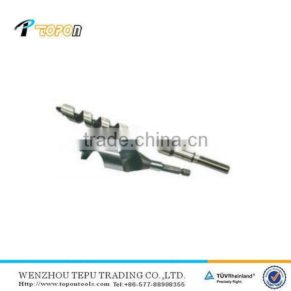wood drill bit with screws in almost one pc