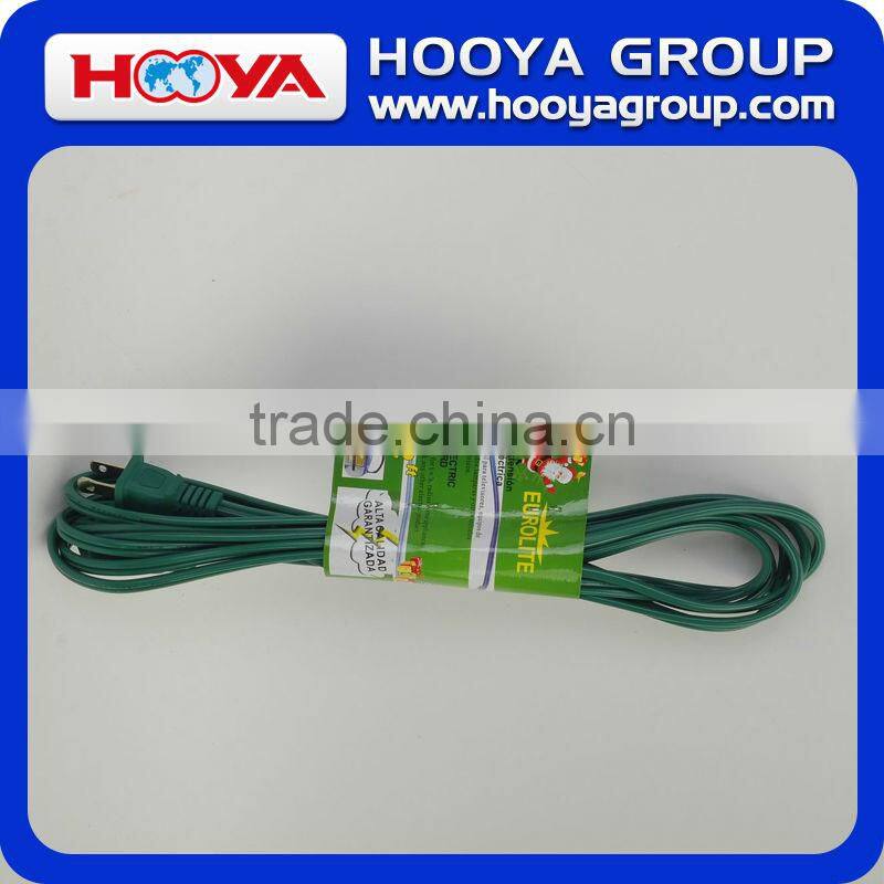 110v Green Universal electrical Extension Cord