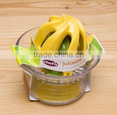 2016 wholesale food grade plastic kitchen utensil lemon squeezer jucer