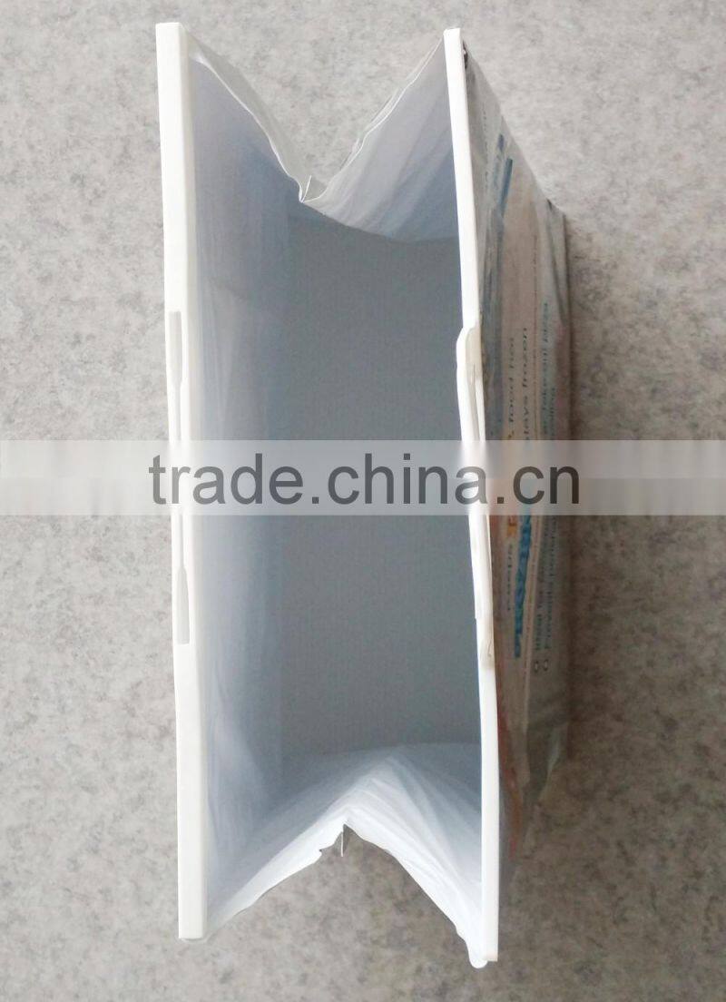 Custom factory made plastic cooler bag for keeping cold food cold and hot food hot