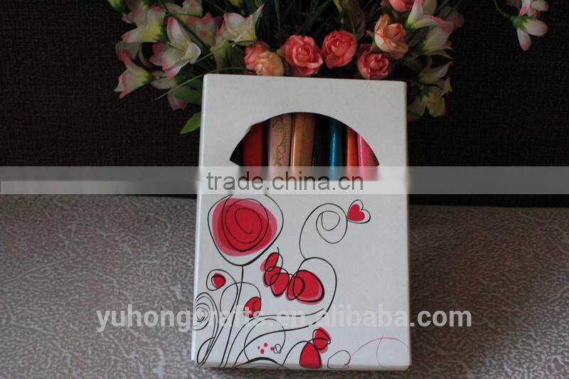 High quality Spanish wood fabric fan