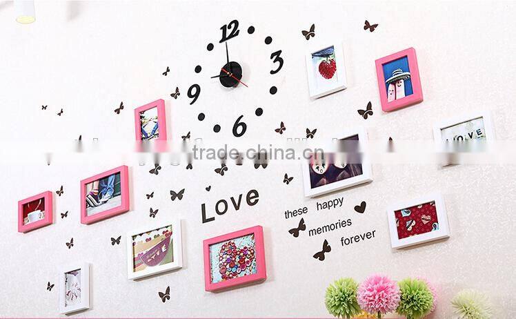 Solid Wood Frame Creative Photo Wall 11 Picture Frames Manufacturer