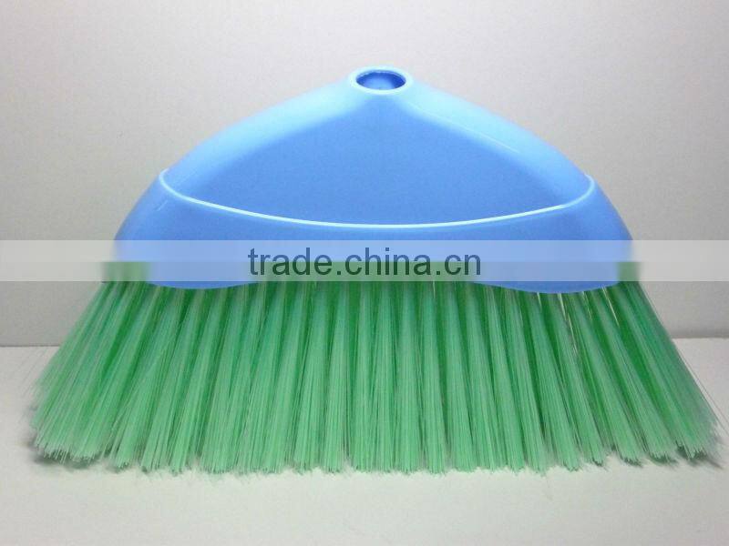 plastic besom with wood stick