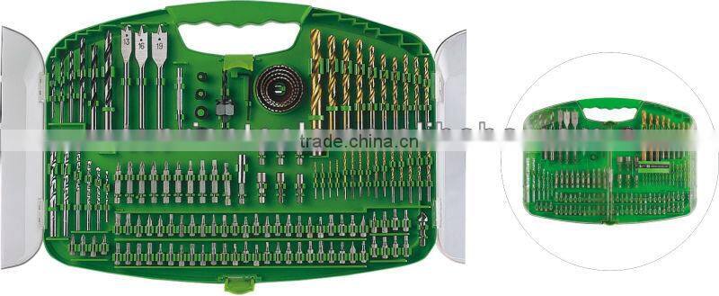 129 piece Combination drill bits set in plastic case