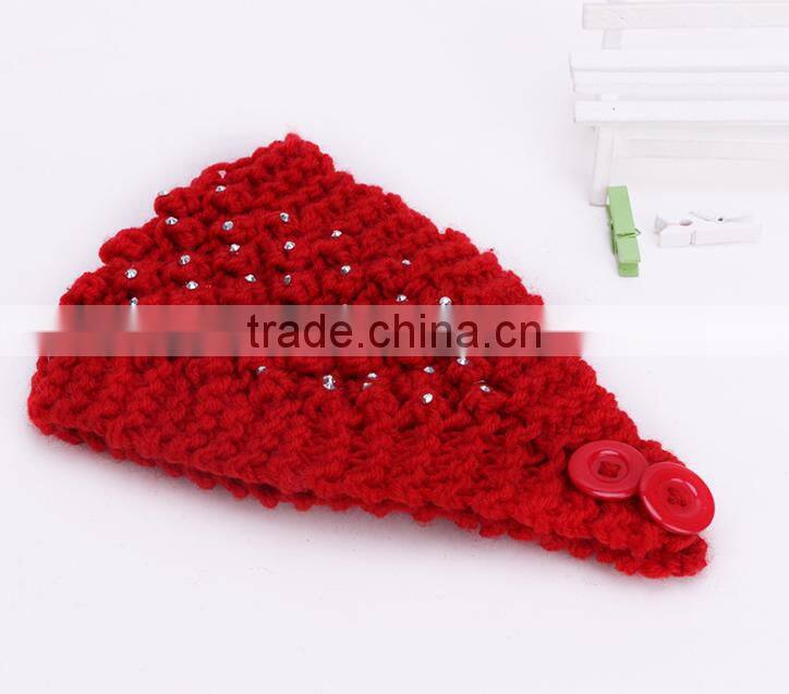 2015 Hot sell stock crochet head wraps crochet knit headwrap