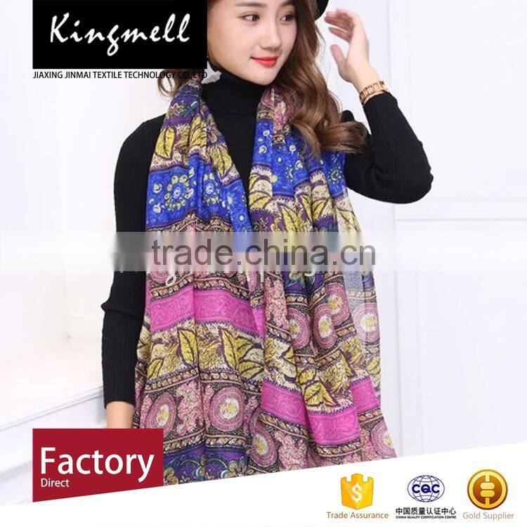 No MOQ Custom-made digital printing scarves shawls