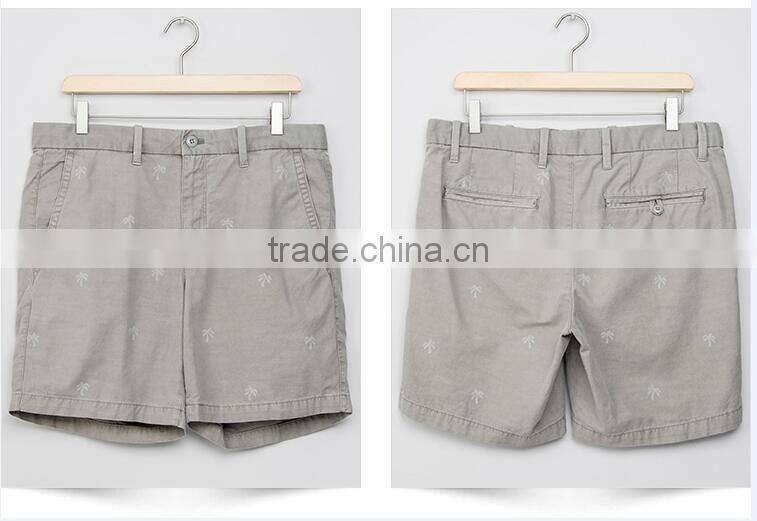 cotton+elatic twill board shorts pants custom fitness chino mens shorts
