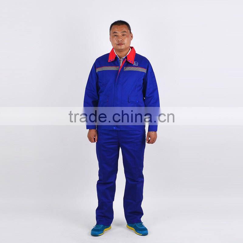 High quality Winter antistatic workwear uniform with reflective tape