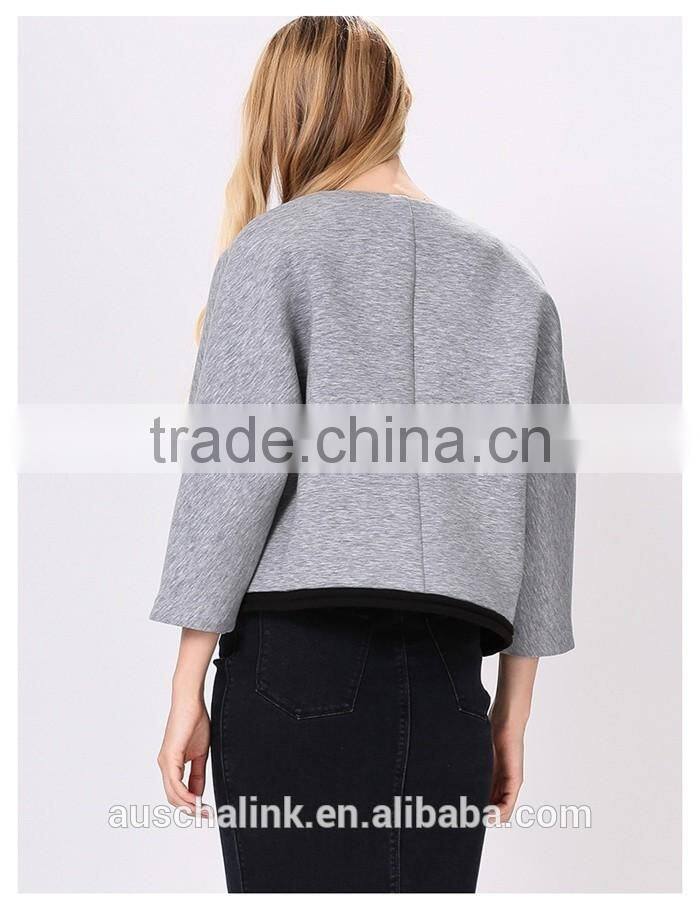 new style autumn women popular fashion fitted softshell jacket