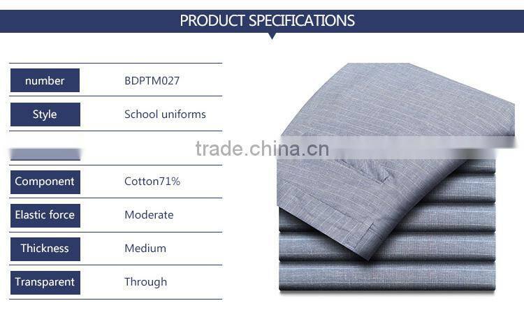 The middle-aged male casual pants summer thin breathable linen business size cotton men loose trousers custom