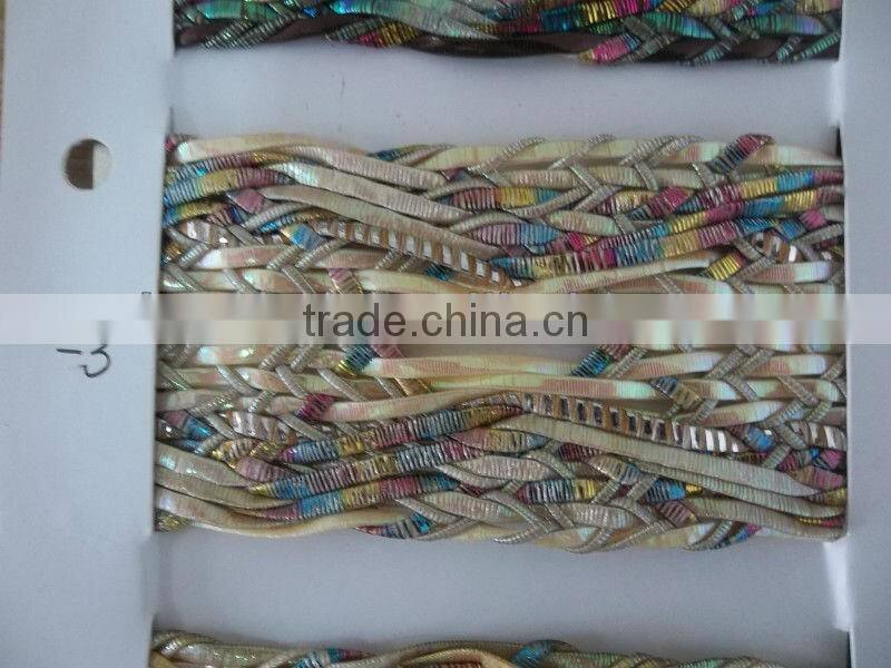 Ladies' Sandal Woven Shoe Upper Material