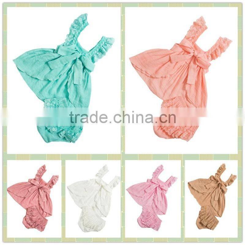 wholesale children's boutique clothing baby clothes baby lace swing outfits