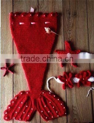 2016 New Style China Alibaba Wholesale Mermaid As Baby Photography Prop