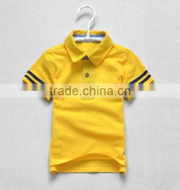 Cheap price kids white polo t-shirt wholesale