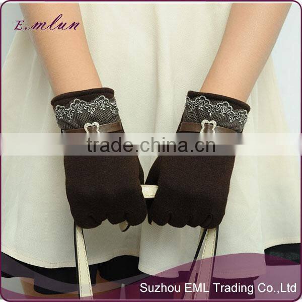 New Design Ladies Winter Smart Phone Touch Screen Gloves