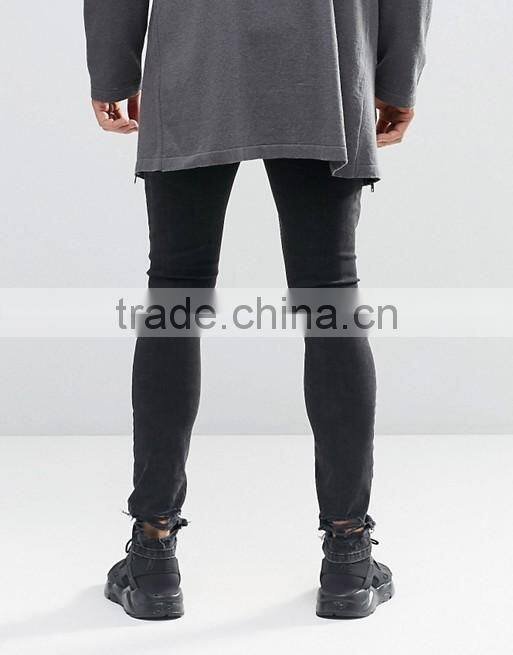 Vintage Super Skinny Jeans With Extreme Distressing