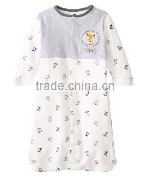 China alibaba applique wearable cotton baby sleeping sacks