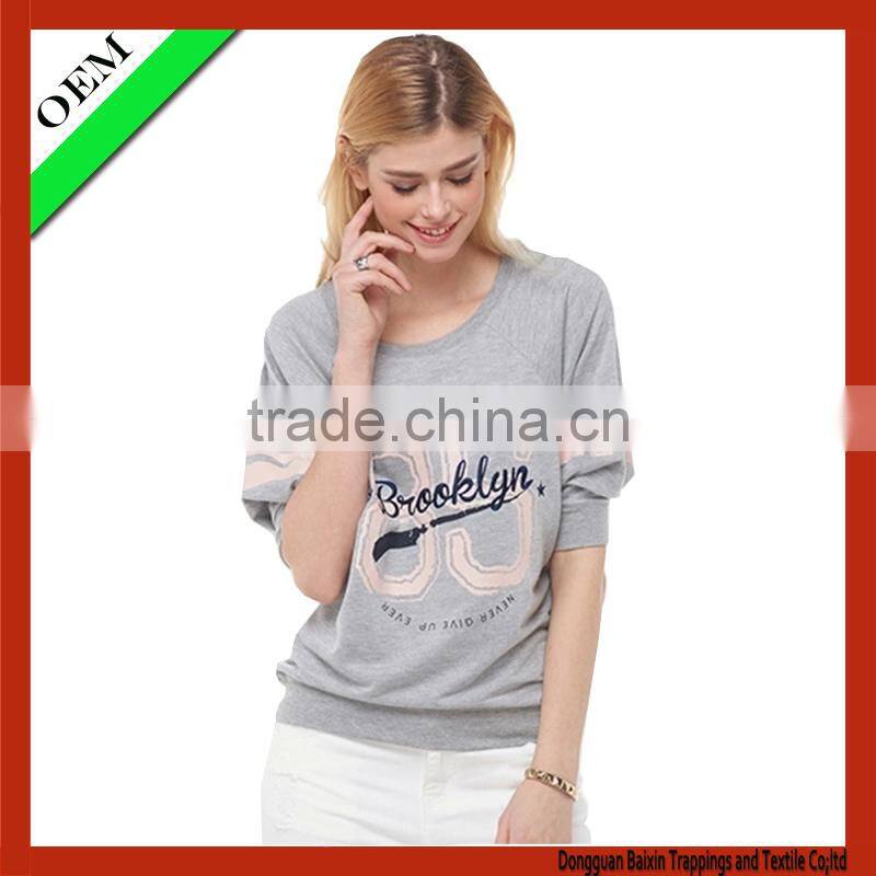 2015 100% cotton t-shirt women, custom t-shirt women, custom print t-shirt