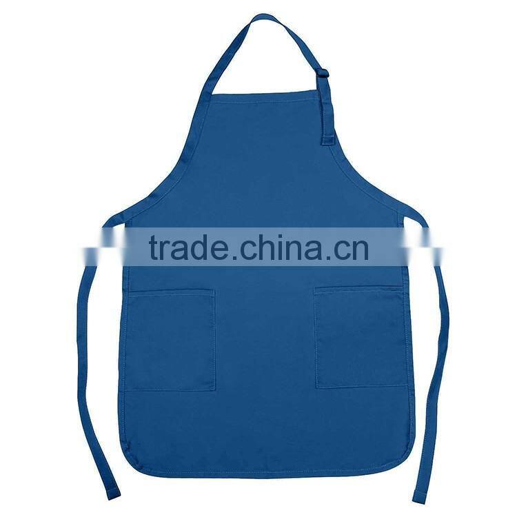 Bulk Cheap Price Heat Resistance Blank With Pocket Cooking Cotton Kitchen Apron