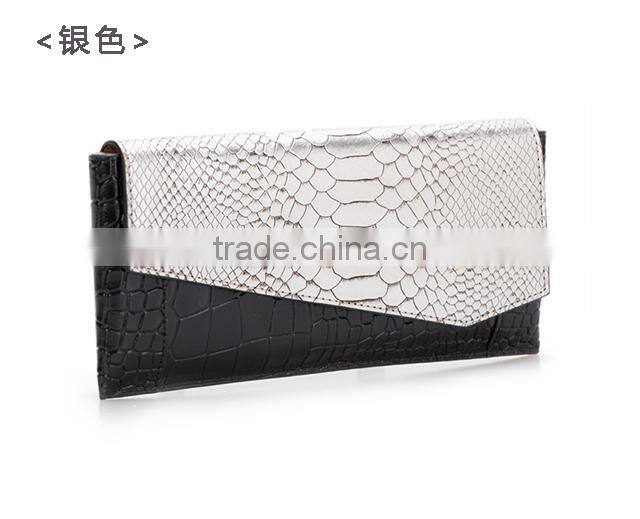 Hotsales Designer Brand Women Long Leather Wallet Female Clutch Bag Purse